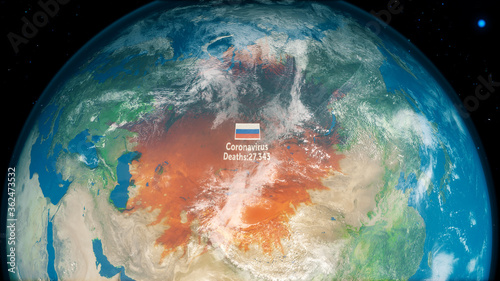 Novel Coronavirus nCoV spreading all over Russia