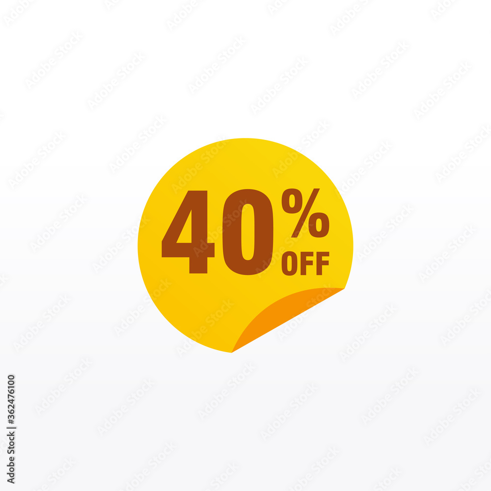 40 discount, Sales Vector badges for Labels, , Stickers, Banners, Tags, Web Stickers, New offer. Discount origami sign banner 40 discount, Sales Vector badges for Labels, , Stickers, Banners, Tags, Web Stickers, New offer. Discount origami sign banner