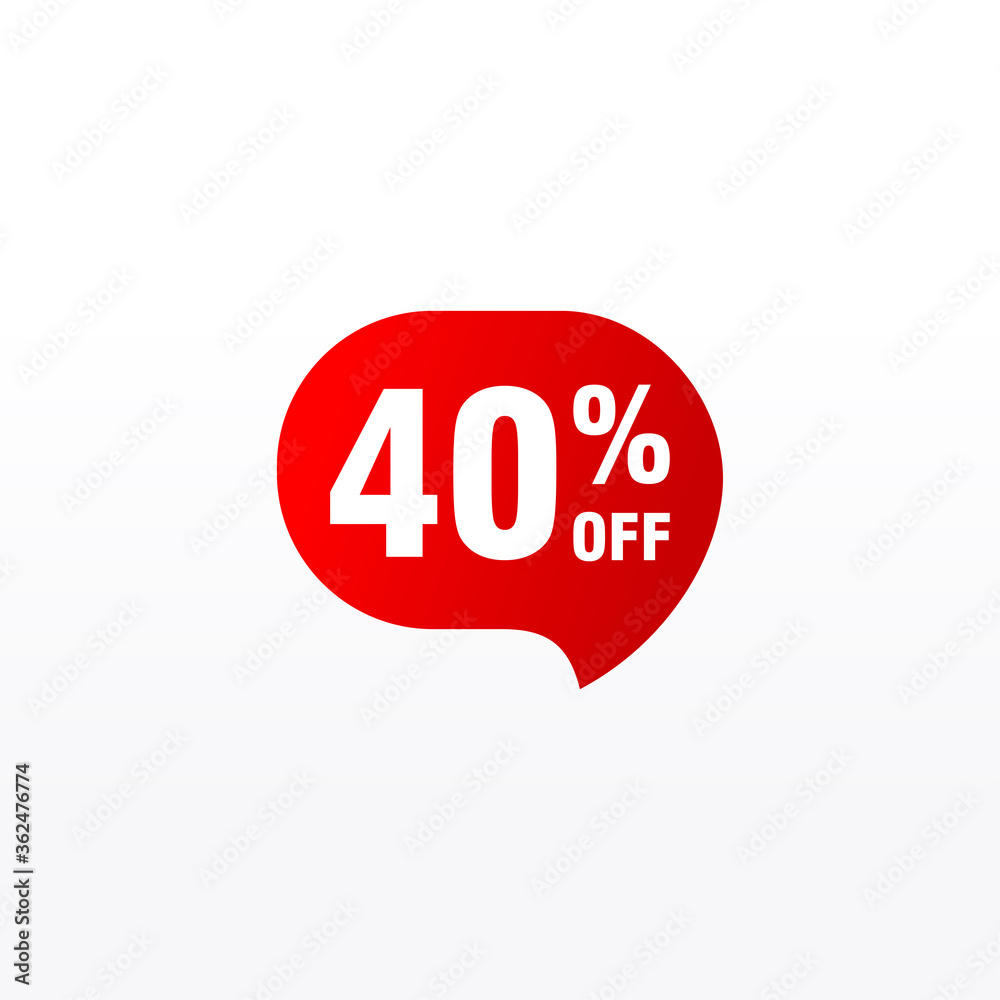40 discount, Sales Vector badges for Labels, , Stickers, Banners, Tags, Web Stickers, New offer. Discount origami sign banner 40 discount, Sales Vector badges for Labels, , Stickers, Banners, Tags, Web Stickers, New offer. Discount origami sign banner