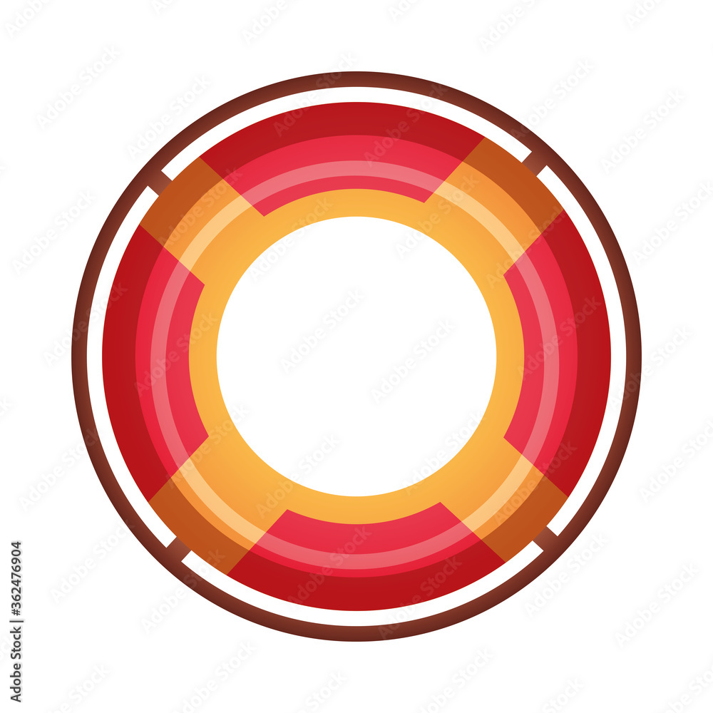 Fototapeta premium summer striped float vector design