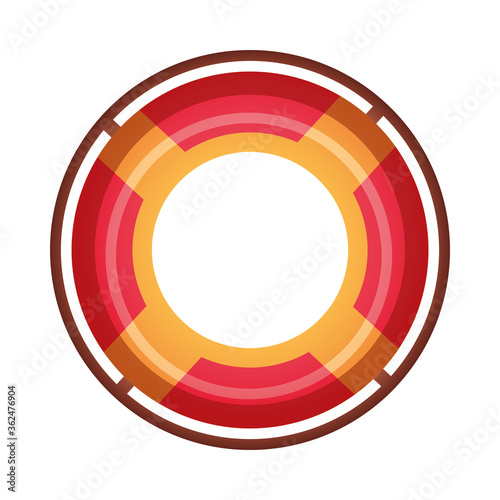 summer striped float vector design