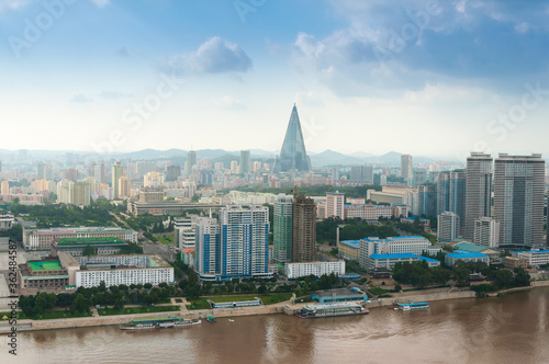 Pyongyang cityscape, North Korea photo