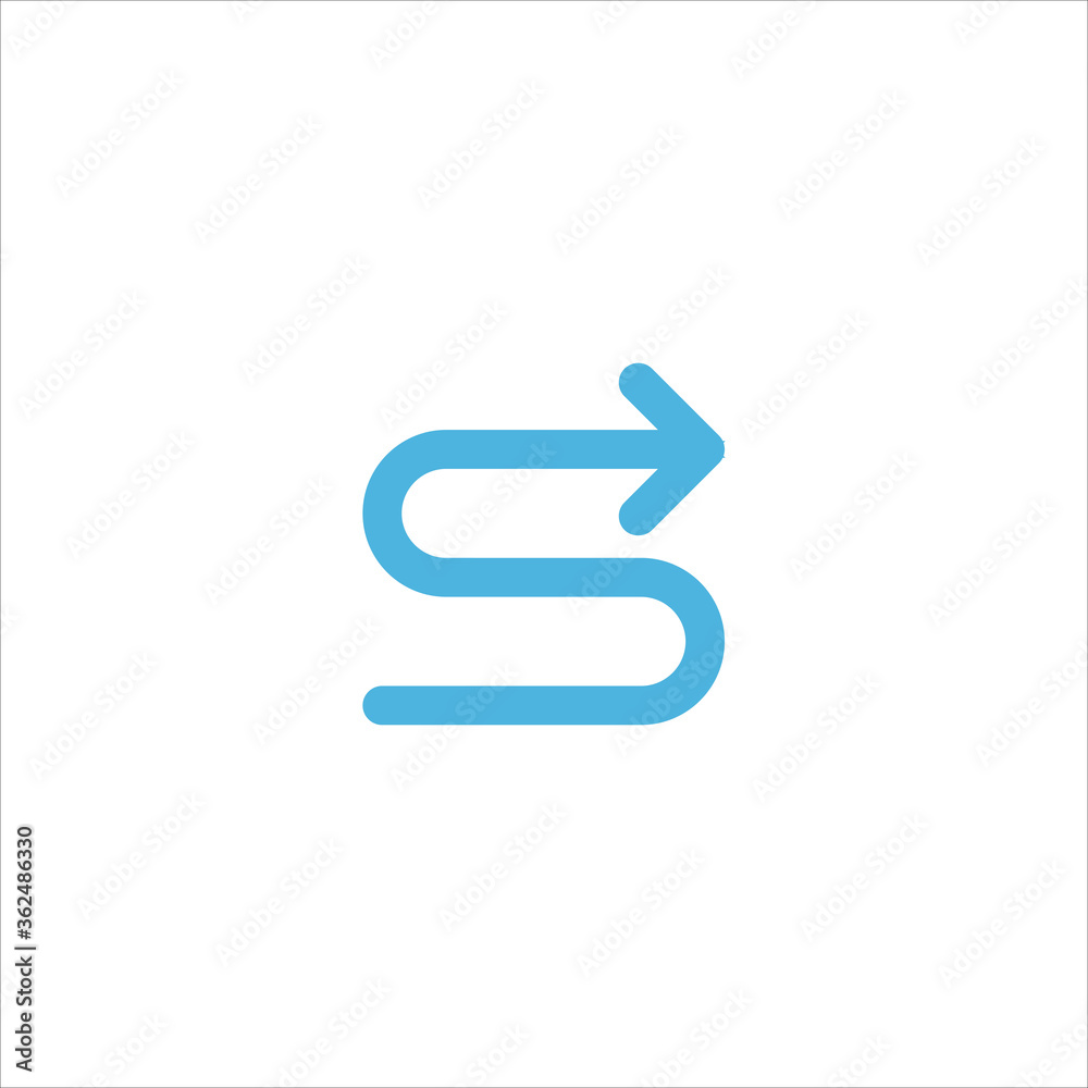 arrow direction icon flat vector logo design trendy arrow direction icon flat vector logo design trendy