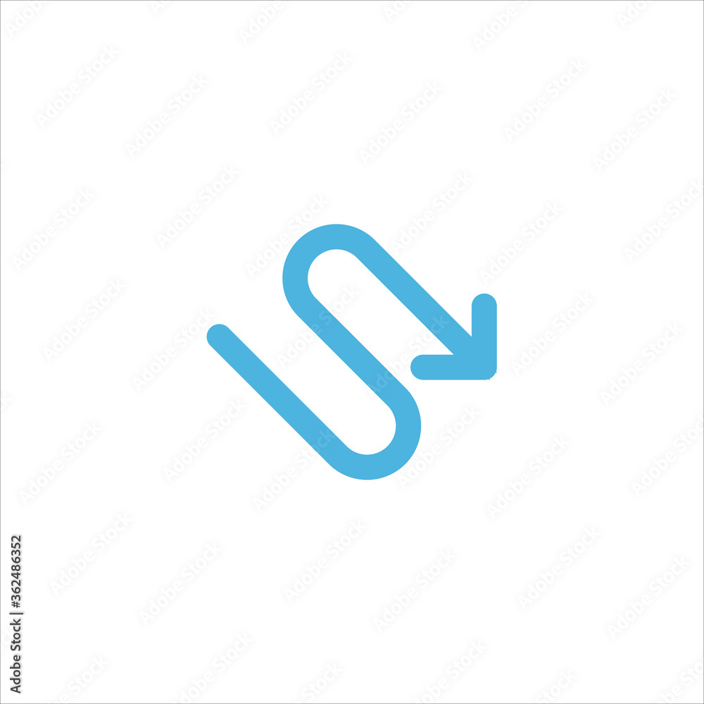 arrow direction icon flat vector logo design trendy arrow direction icon flat vector logo design trendy