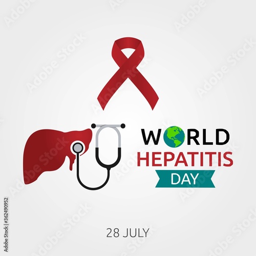 World Hepatitis Day Vector Illustration