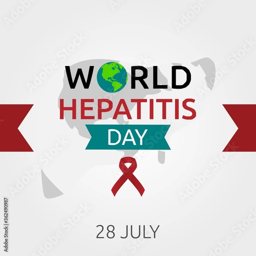 World Hepatitis Day Vector Illustration