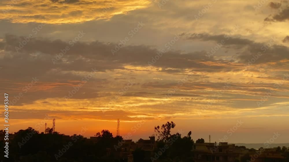 sunset in the mountains in a tropical area sunset in the mountains in a tropical area