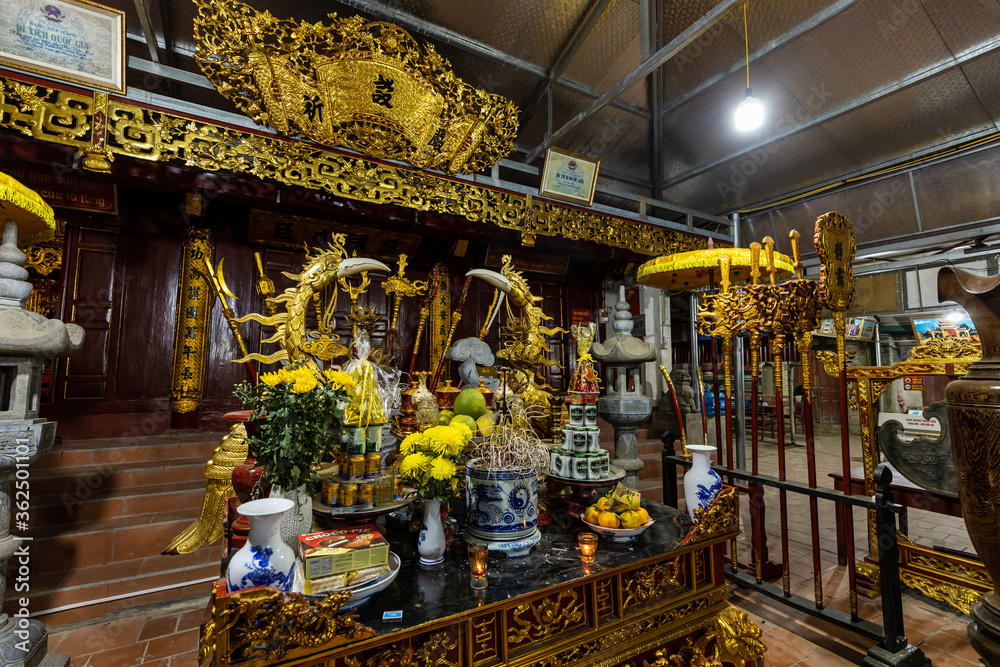 Fototapeta The Buddhism Temple of Bac Ha in Vietnam