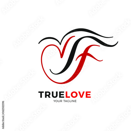 True Love logo design