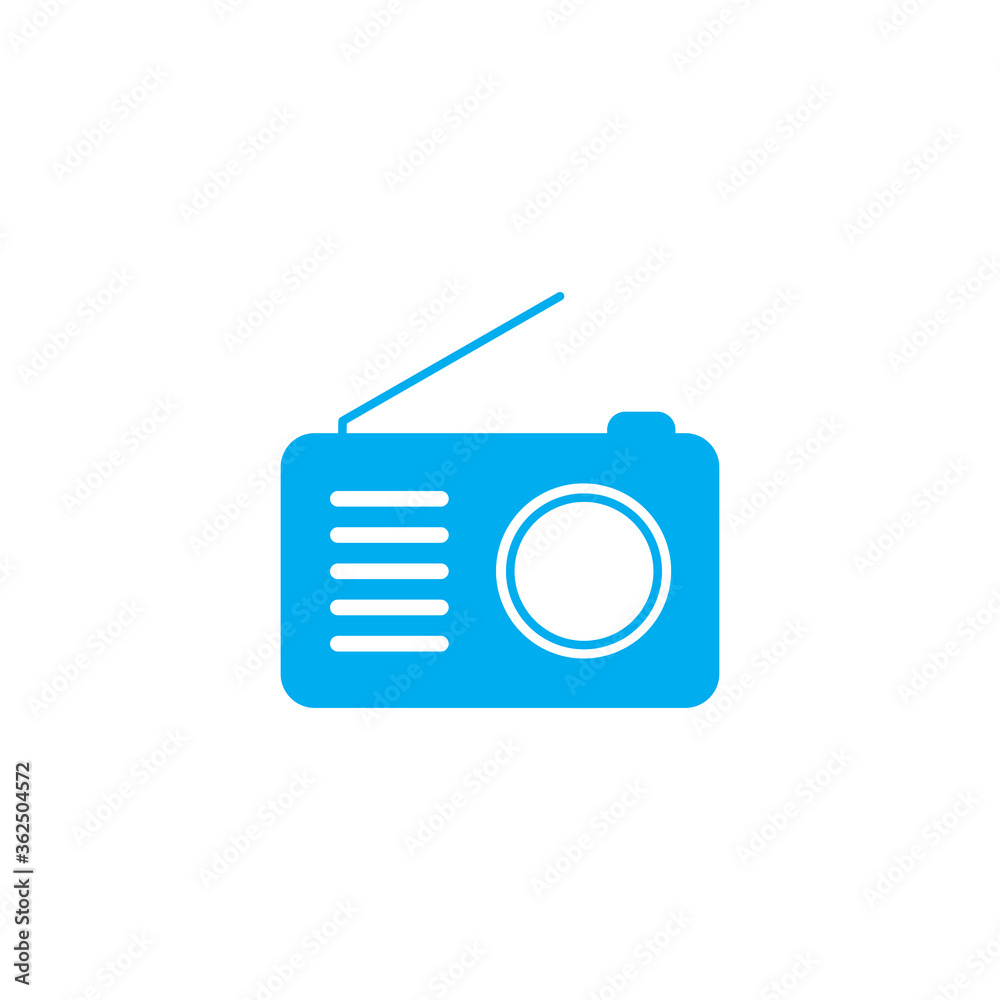 Radio icon vector Radio icon vector