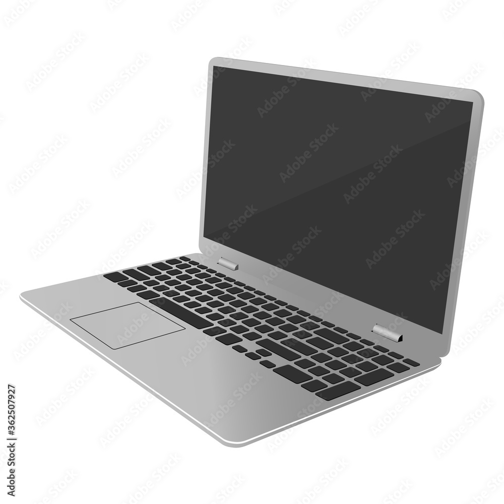 Laptop with digital blank screen isolated on white background, computer. Gadget. Tablet. Network. PC. Web. Internet. Online shoping. Realistic laptop. Laptop with digital blank screen isolated on white background, computer. Gadget. Tablet. Network. PC. Web. Internet. Online shoping. Realistic laptop.