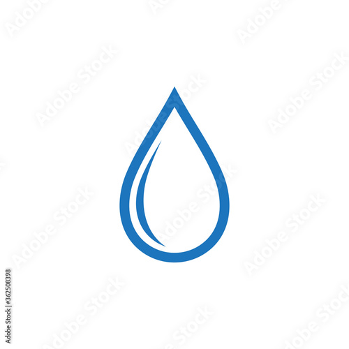Water drop Logo Template vector illustration