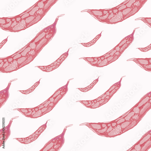 animated Cranberry bean pattern, ideal footage for themes such as cooking and vegeterian recipes