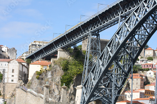 Puente Don Luiz en la ciudad de Oporto (Portugal).