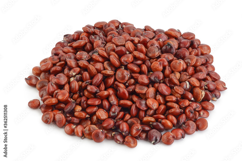 red quinoa seeds isolated on white background with clipping path and full depth of field red quinoa seeds isolated on white background with clipping path and full depth of field