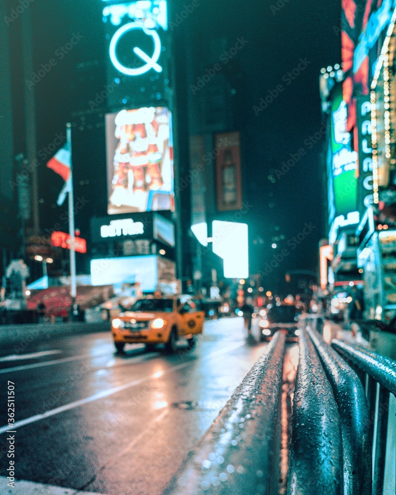 Fototapeta premium new york city street scene
