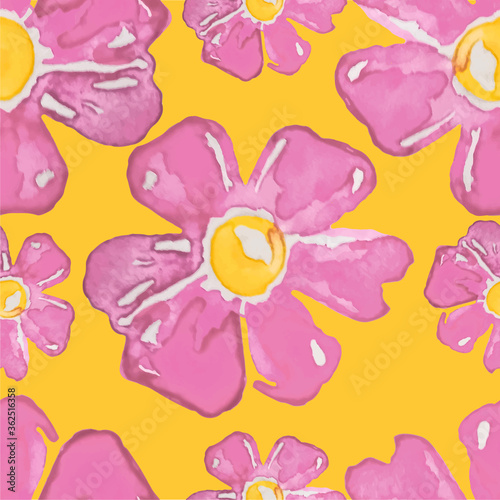 Floral abstract seamless patterns. Vector design for different surfases.