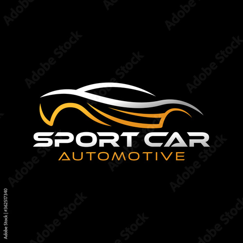 Auto Car Logo icon Vector Illustration template. Modern Sport Car vector logo icon silhouette design. Auto Car logo vector illustration for car repair, dealer, garage and service.
