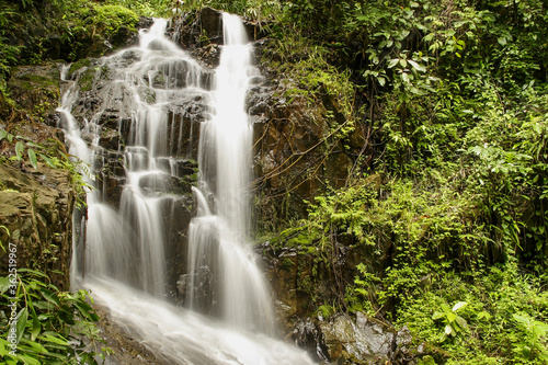 Ton Sai Waterfall in National Park Khao phra thaeo, Phuket, Thailand, Asia