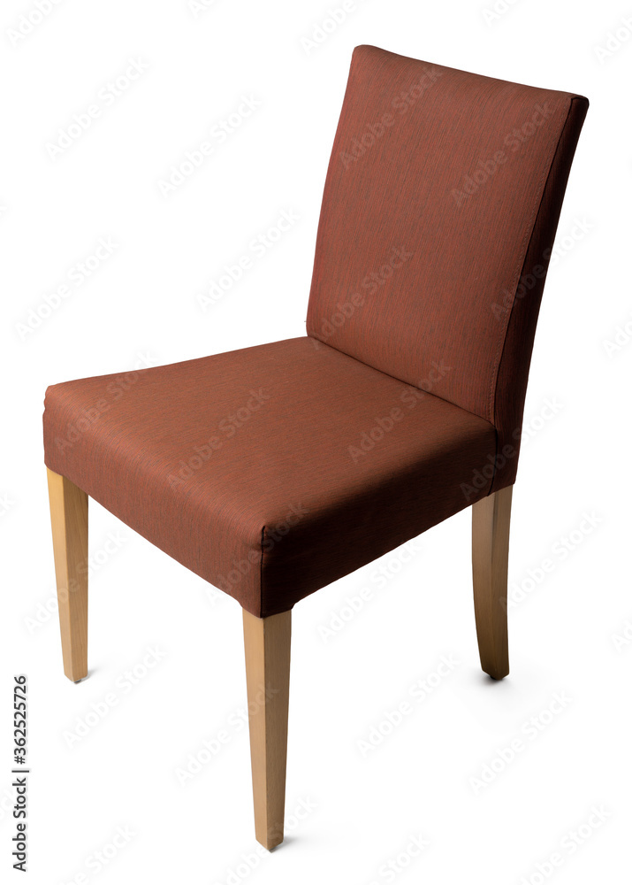 Comfortable chair isolated on white. Studio shot Comfortable chair isolated on white. Studio shot
