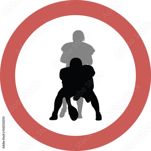 American football player