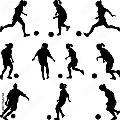 woman soccer player