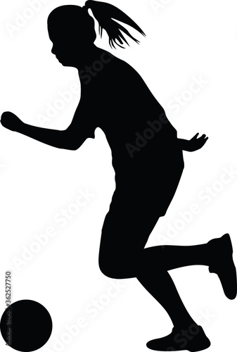 woman soccer player