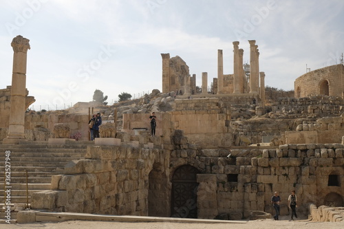 ancient ruins in Jordan Jerash
