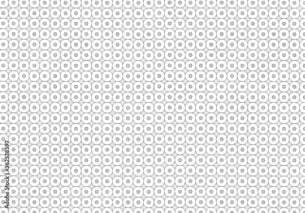 White circles. abstract rounds pattern for web template background, brochure cover or app. Material style. Geometric circles 3D render illustration. White circles. abstract rounds pattern for web template background, brochure cover or app. Material style. Geometric circles 3D render illustration.