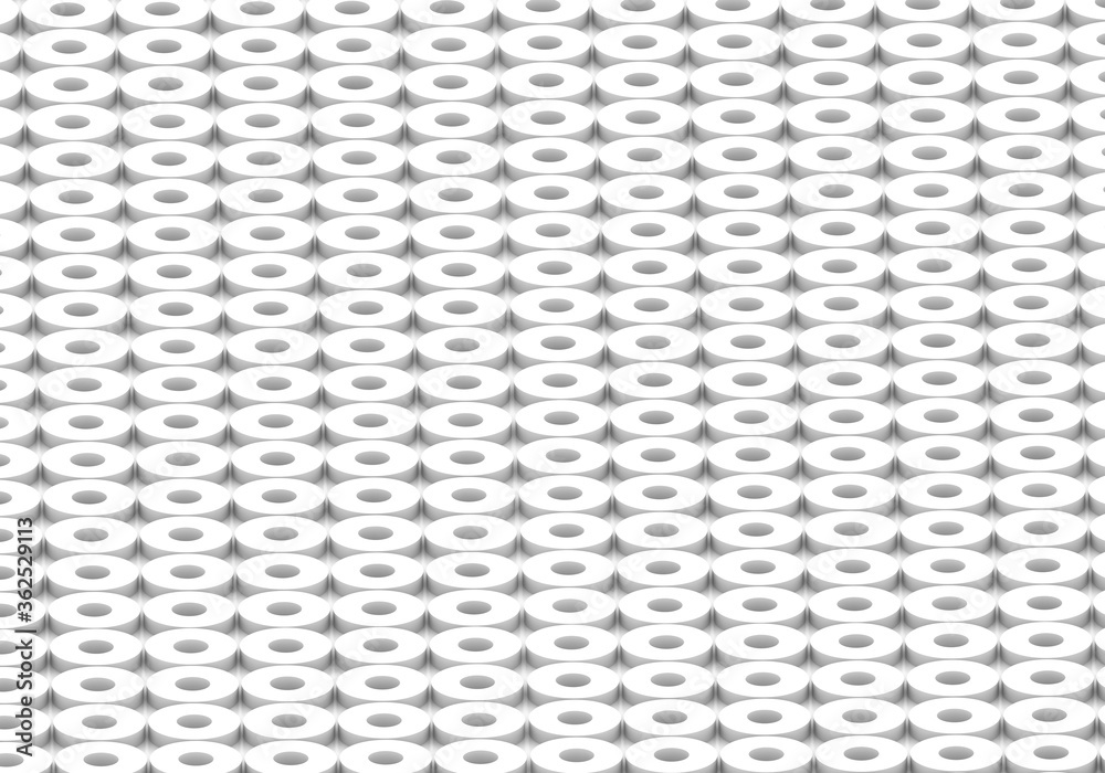 White circles. abstract rounds pattern for web template background, brochure cover or app. Material style. Geometric circles 3D render illustration. White circles. abstract rounds pattern for web template background, brochure cover or app. Material style. Geometric circles 3D render illustration.