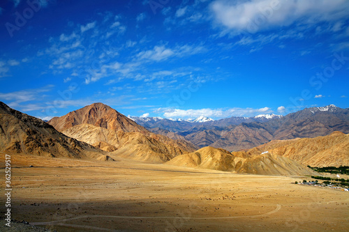 Himalayan mountain landscape along Manali - Leh National Highway