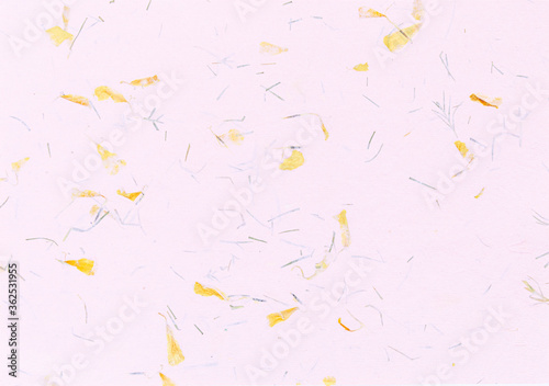 Handmade Paper With Dried Flower Petals