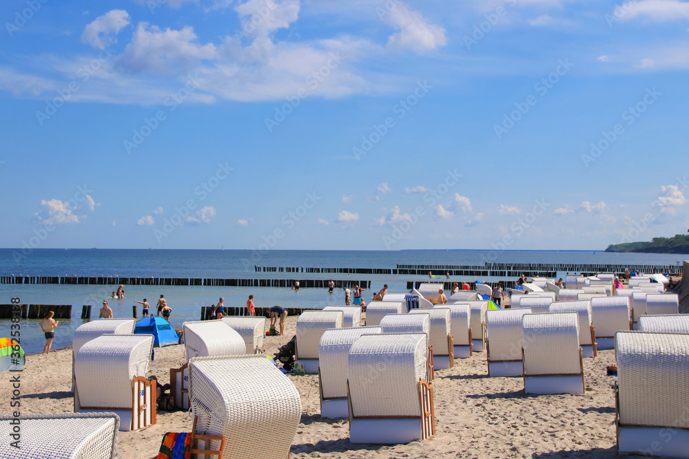 
The beach of Nienhagen, Baltic Sea - Mecklenburg Western Pomerania, Germany 