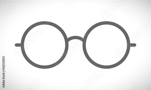 glasses outline icon