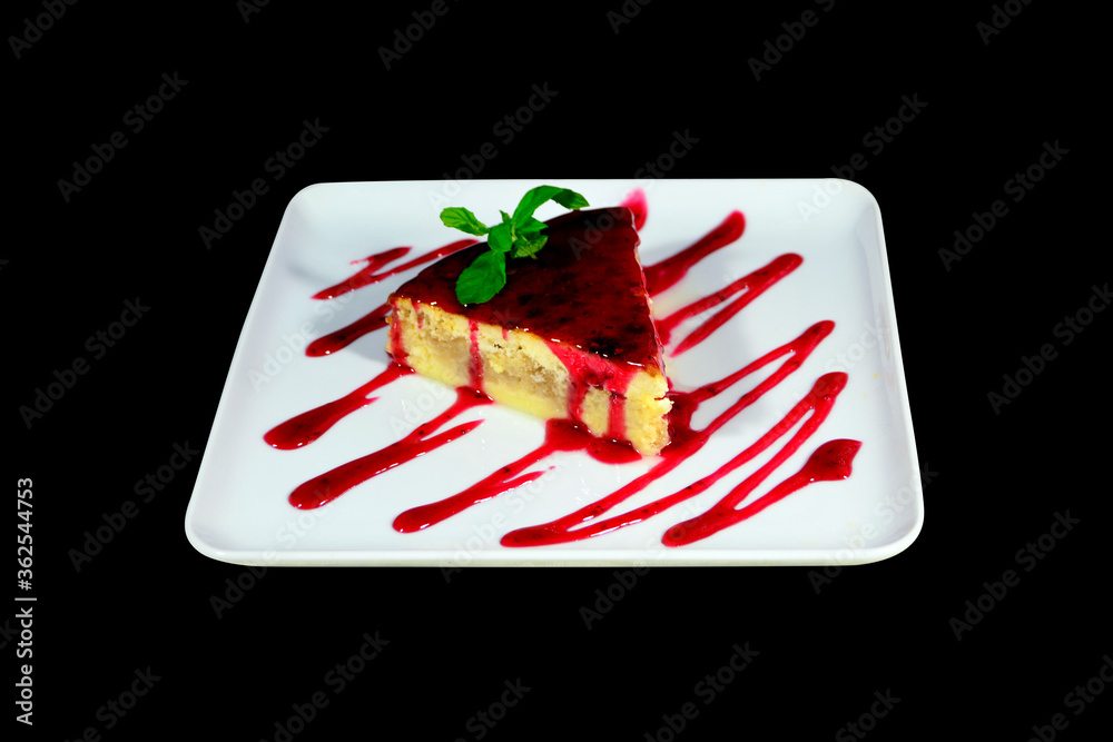 A delicious Turkish prepared cheesecake.