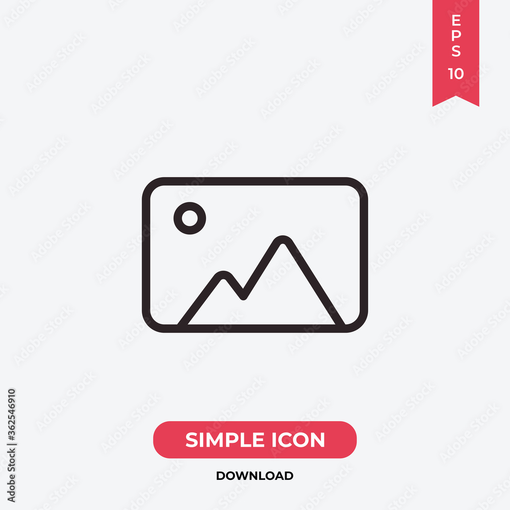 Photo icon vector. Image sign Photo icon vector. Image sign