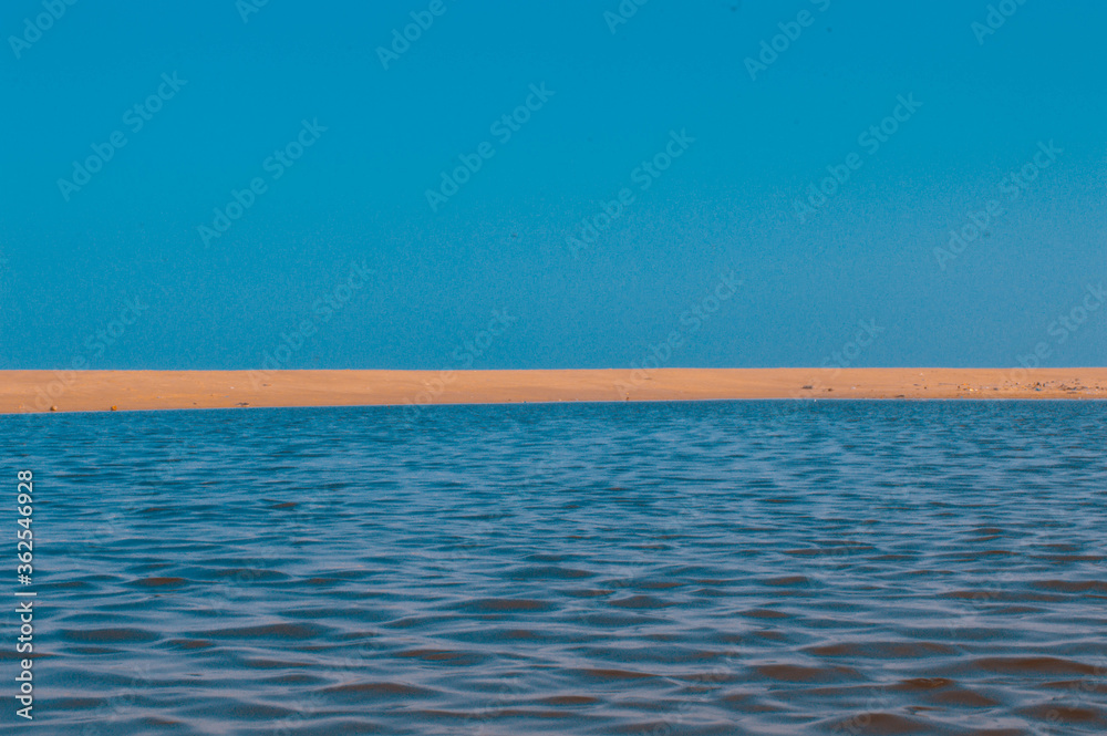 Fototapeta premium Sea among the desert