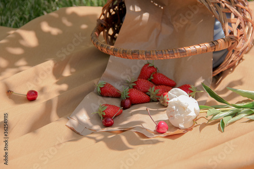 wedding rings and roses