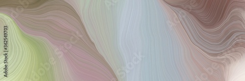 inconspicuous colorful abstract waves illustration with dark gray, pastel brown and light gray color