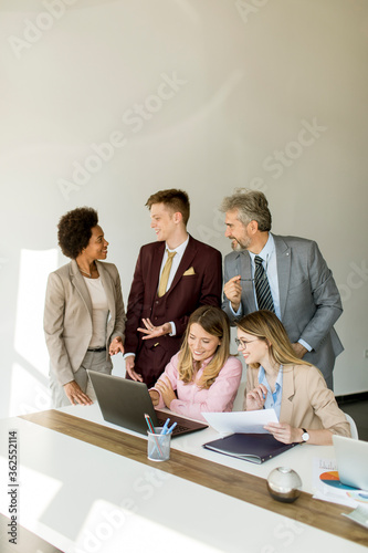 Group of multiethnic busine...