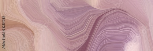inconspicuous colorful smooth swirl waves background design with rosy brown, antique fuchsia and baby pink color