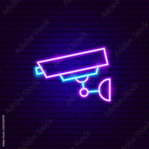 Video Camera Neon Sign