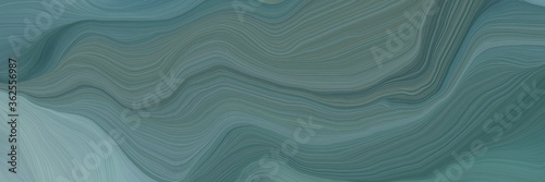 inconspicuous header with elegant abstract waves design with dim gray, dark gray and dark slate gray color