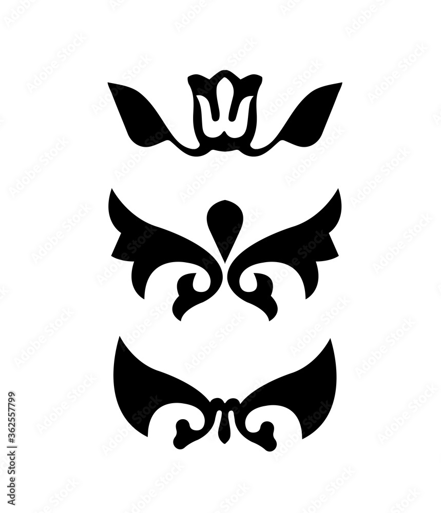 Obraz premium Flower vector icon isolated on white