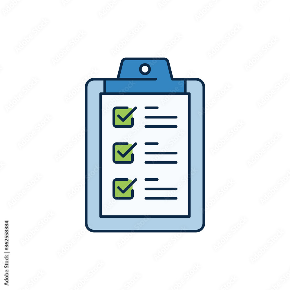 To do list paper clipboard vector icon symbol isolated on white background To do list paper clipboard vector icon symbol isolated on white background