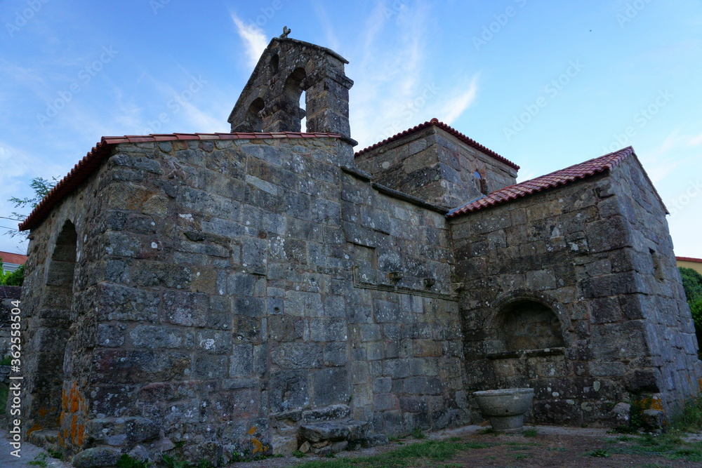 Santa Comba de Bande Visigothic church, Bande, Ourense province, Galicia, Spain