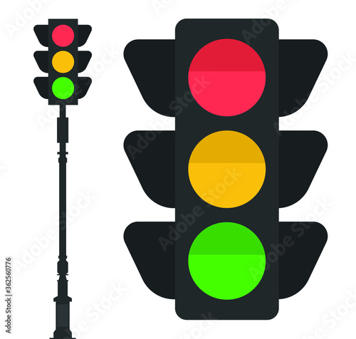 Street lamp, Outdoor lamp icons vector