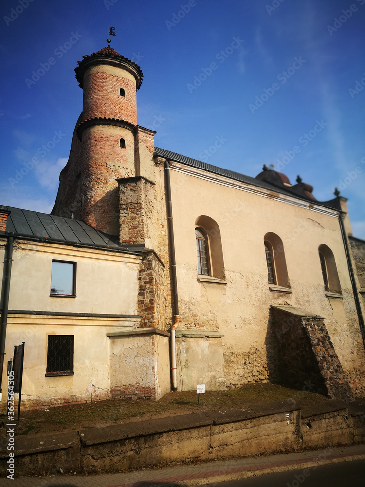 Abandoned vintage Synagouge on Lesko, Poland.