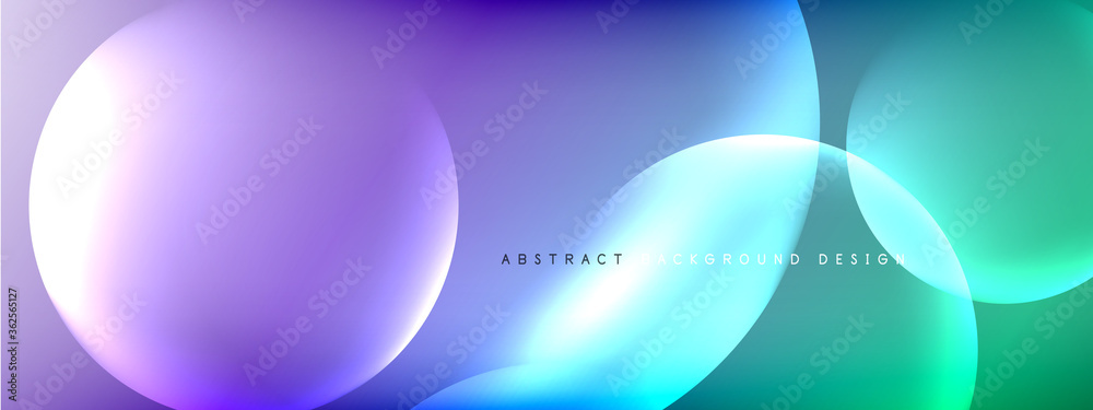 Vector abstract background liquid bubble circles on fluid gradient with shadows and light effects. Shiny design templates for text Vector abstract background liquid bubble circles on fluid gradient with shadows and light effects. Shiny design templates for text
