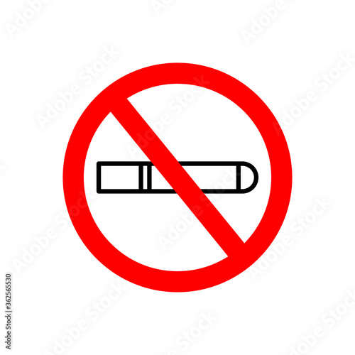 No smoking icon vector illustration
